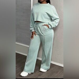 Women's Mint Green Lounge Set